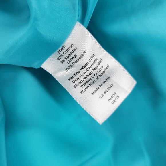 Talbots Womens Skirt 12 Green & Purple Lot of 2 Pencil Straight Stretch Casual - Picture 11 of 16